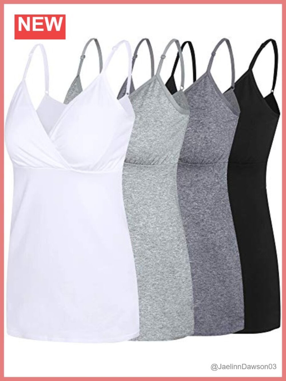 Cotton Nursing Tank Tops Maternity Breastfeeding Camis Pregnancy Pjs
